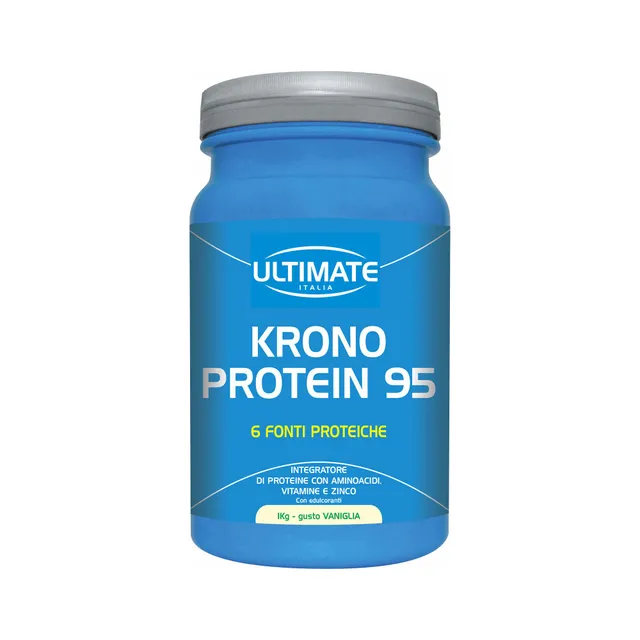 Ultimate Proteine Krono Protein 95 proteine vaniglia 1 kg rilascio graduale
