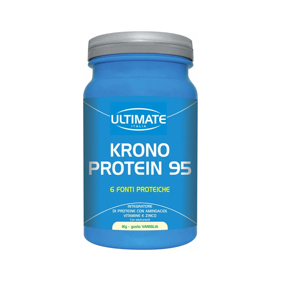 Ultimate Proteine Krono Protein 95 proteine vaniglia 1 kg rilascio graduale