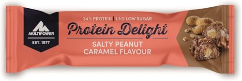 Multipower Protein Delight barretta proteica arachidi salate e caramello 18 x 35 g