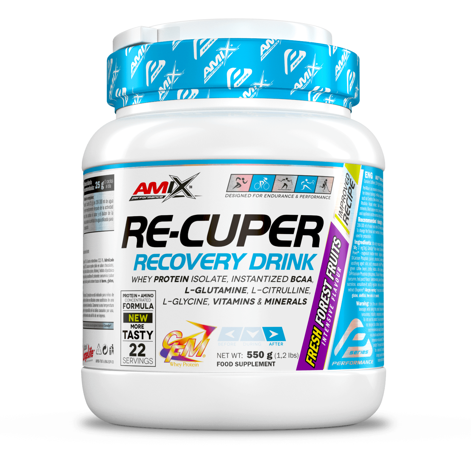 NEWTRITIONS Workout Re-Cuper integratore proteico 550 g