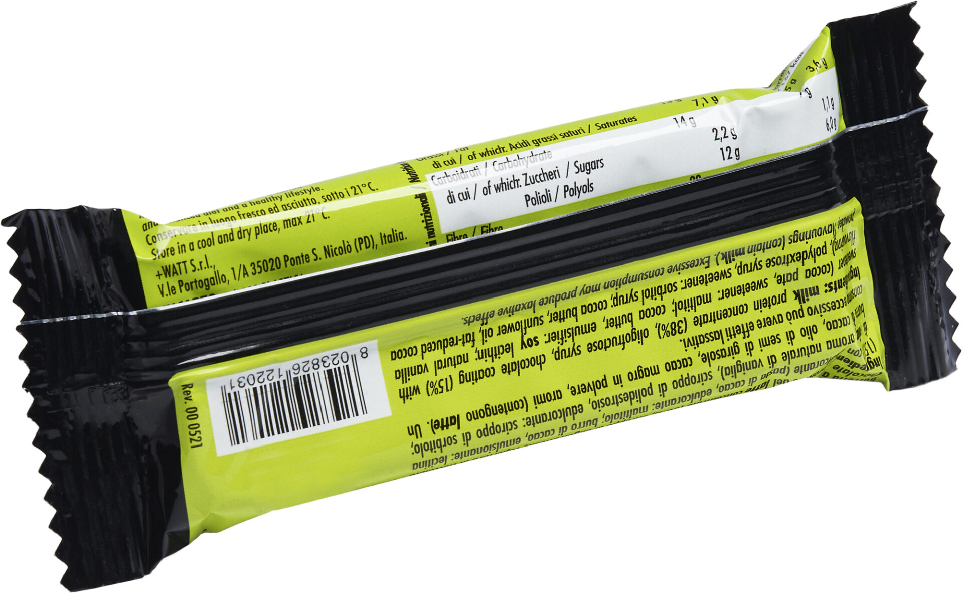 +Watt Power Line Low Sugar Bar barretta proteica 50 g brownie