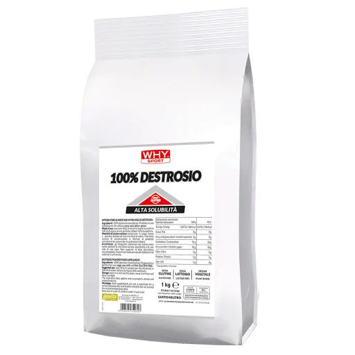 WHY SPORT Energetici 100% DESTROSIO NEUTRO destrosio 1 kg neutro