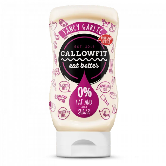 NEWTRITIONS Salse e Condimenti Salsa Fancy Garlic (300ml) salsa all'aglio