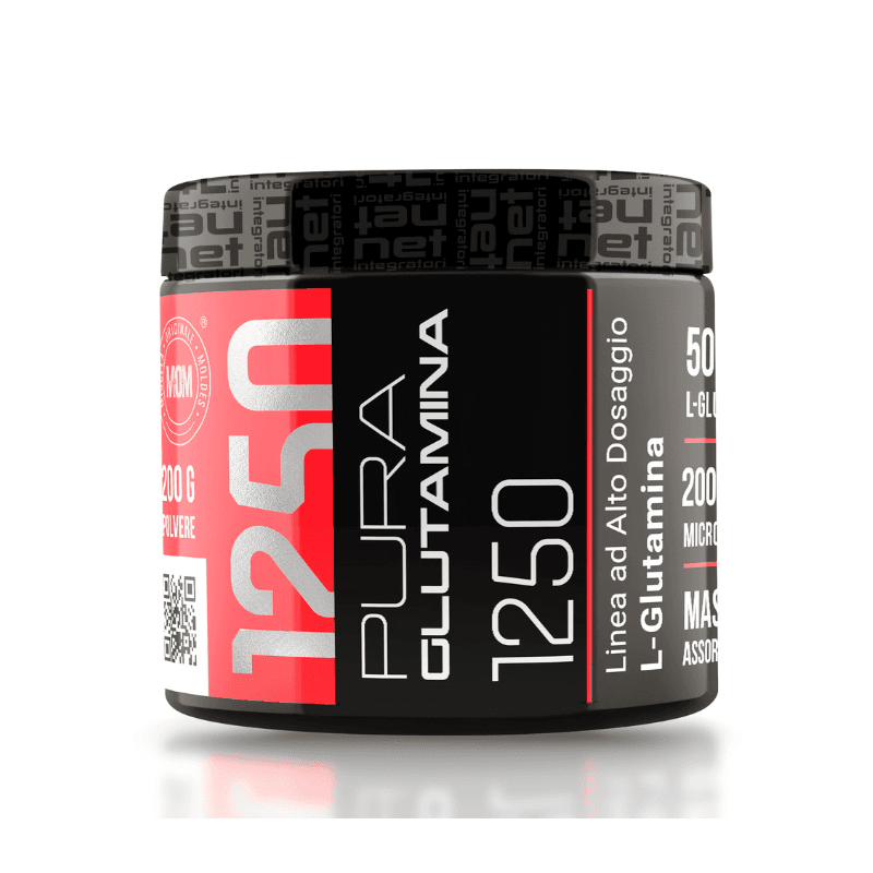 NEWTRITIONS Aminoacidi Pura Glutamine 1250 glutammina 200 g