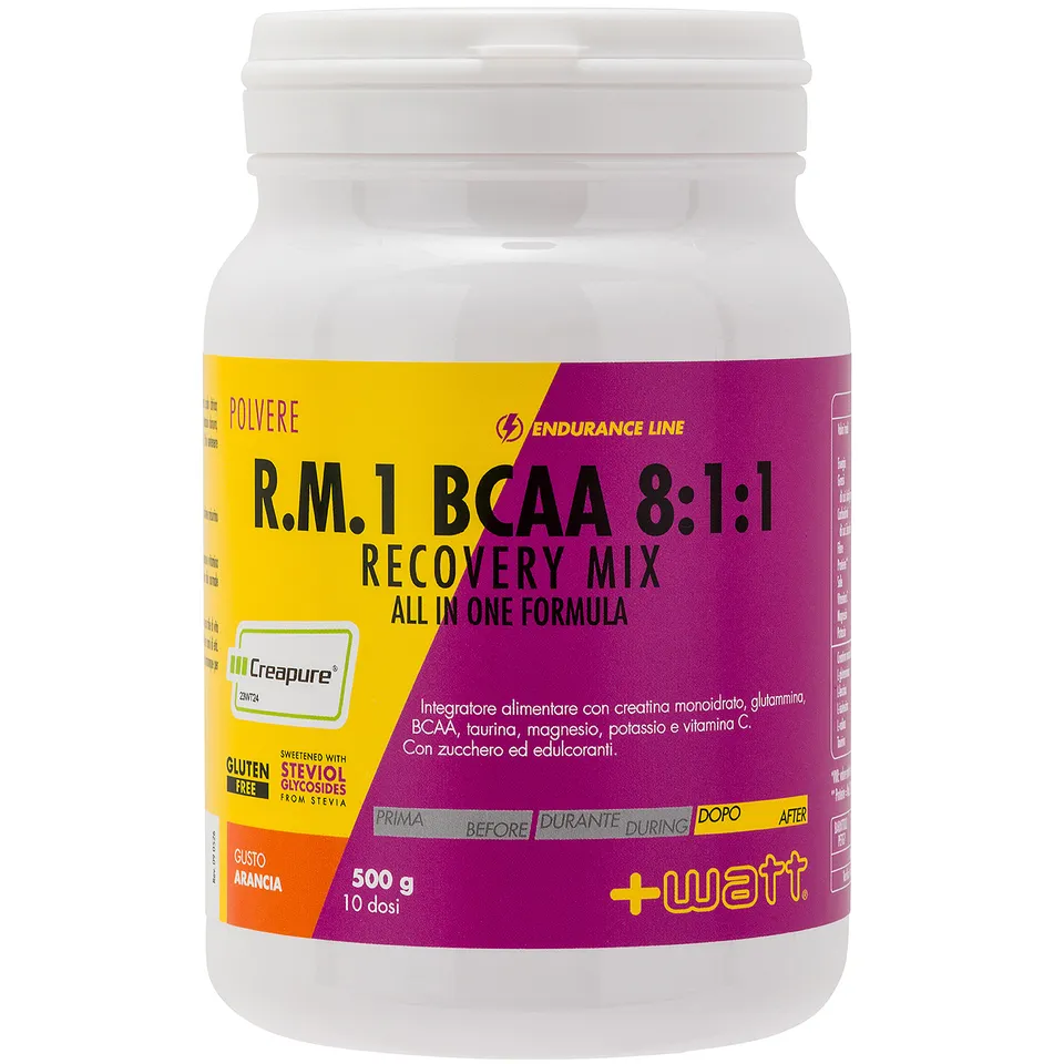 +WATT Endurance Line R.M.1 BCAA 8:1:1 Recovery Mix integratore post workout