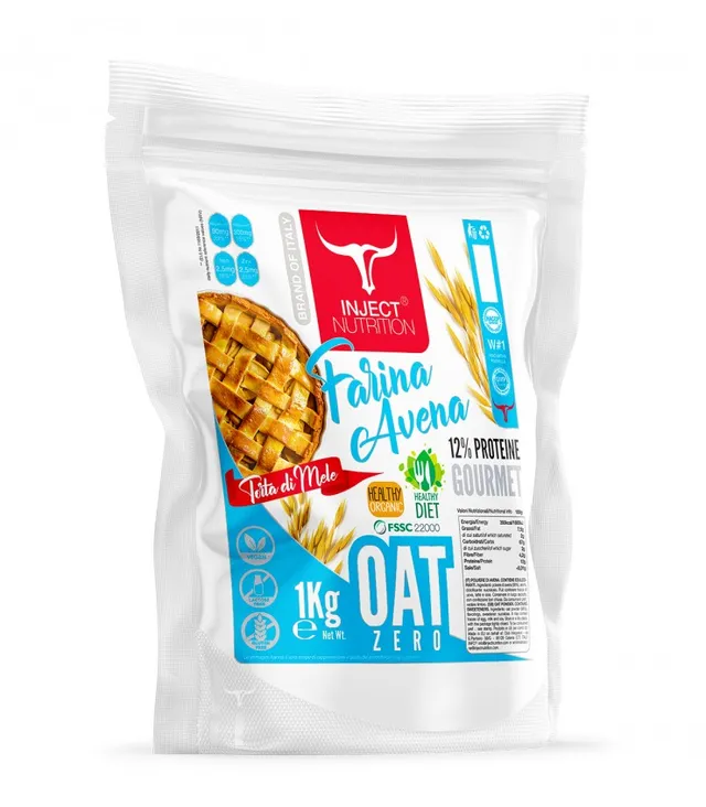 Wellness Farine e Fiocchi Farina di avena Torta di mele farina istantanea