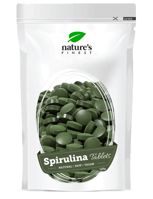 NEWTRITIONS Condizione Spirulina in Compresse 125 g integratore di ferro e fibre