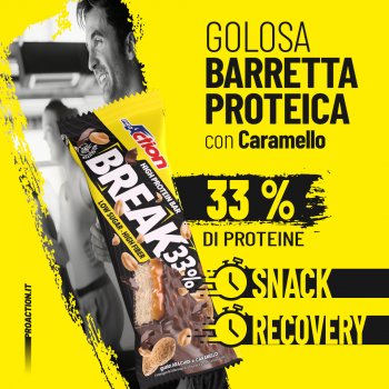 Wellness Barrette Break Bar barretta proteica 50 g arachidi e caramello