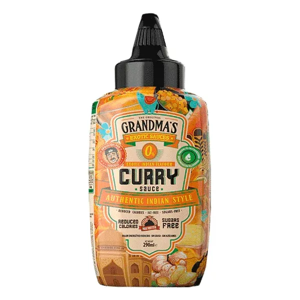 NEWTRITIONS Salse e Condimenti Salsa Grandma’s 0% Curry 290 ml