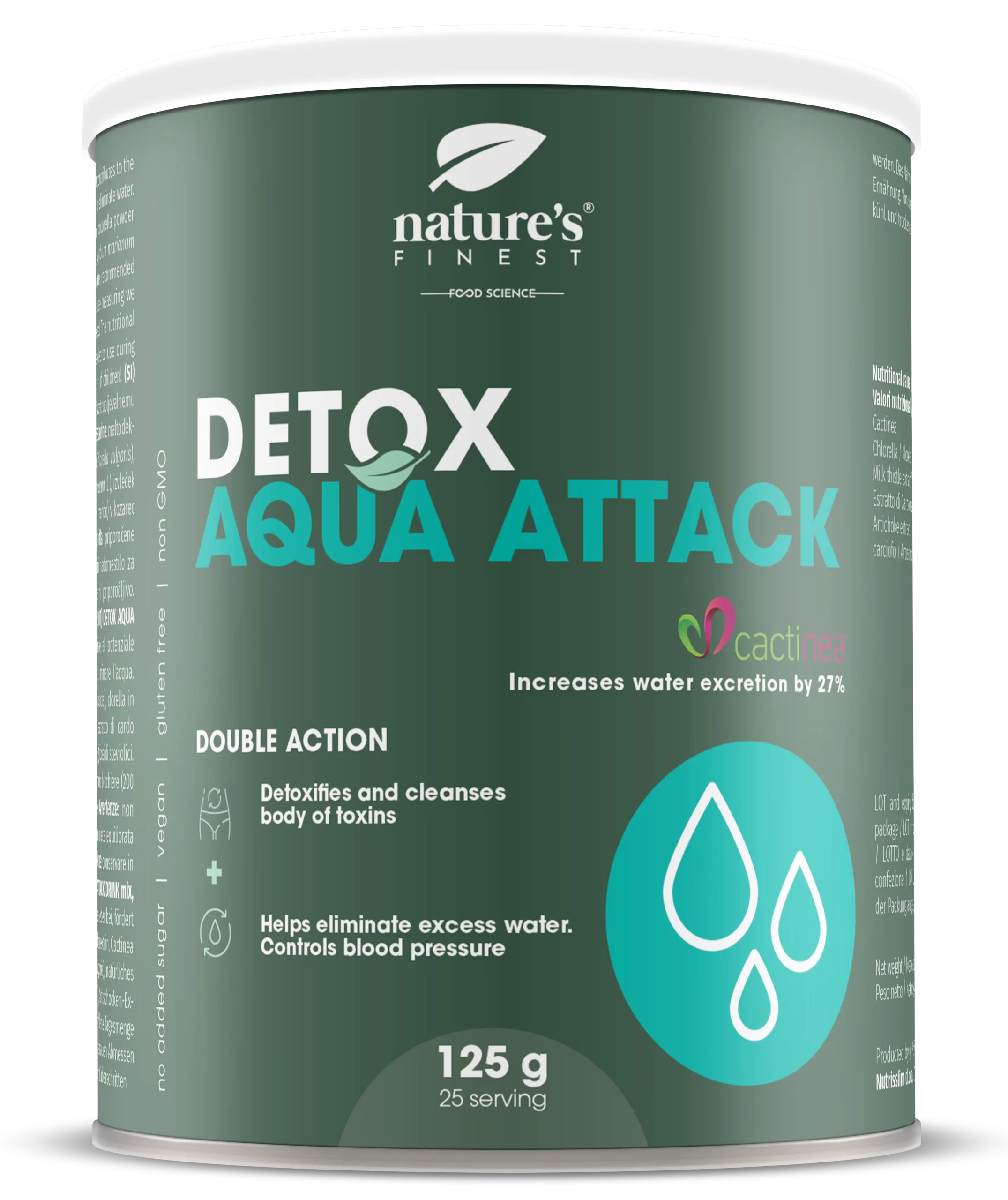 NEWTRITIONS Condizione Detox Aqua Atack drenante 125 g ritenzione