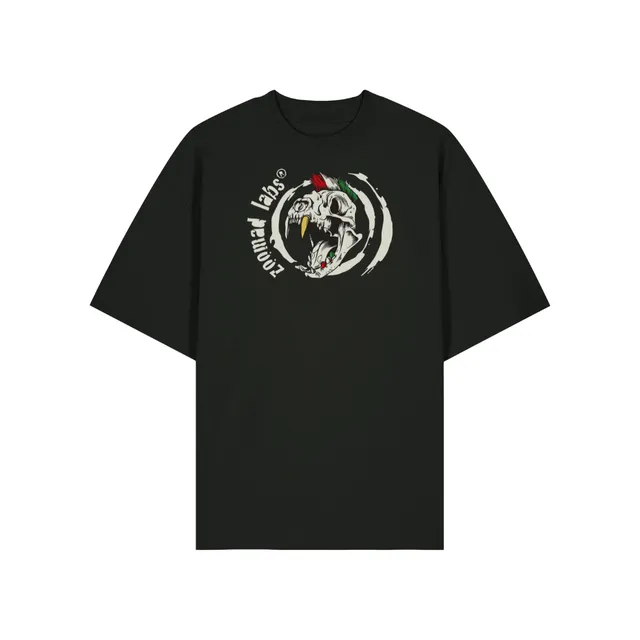 Zoomad Accessori Zoogym® T-Shirt Totale Black maglietta nera M 250 GSM