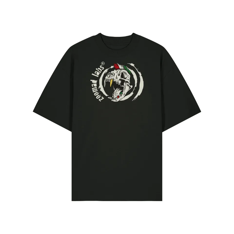 Zoomad Accessori Zoogym® T-Shirt Totale Black maglietta nera M 250 GSM