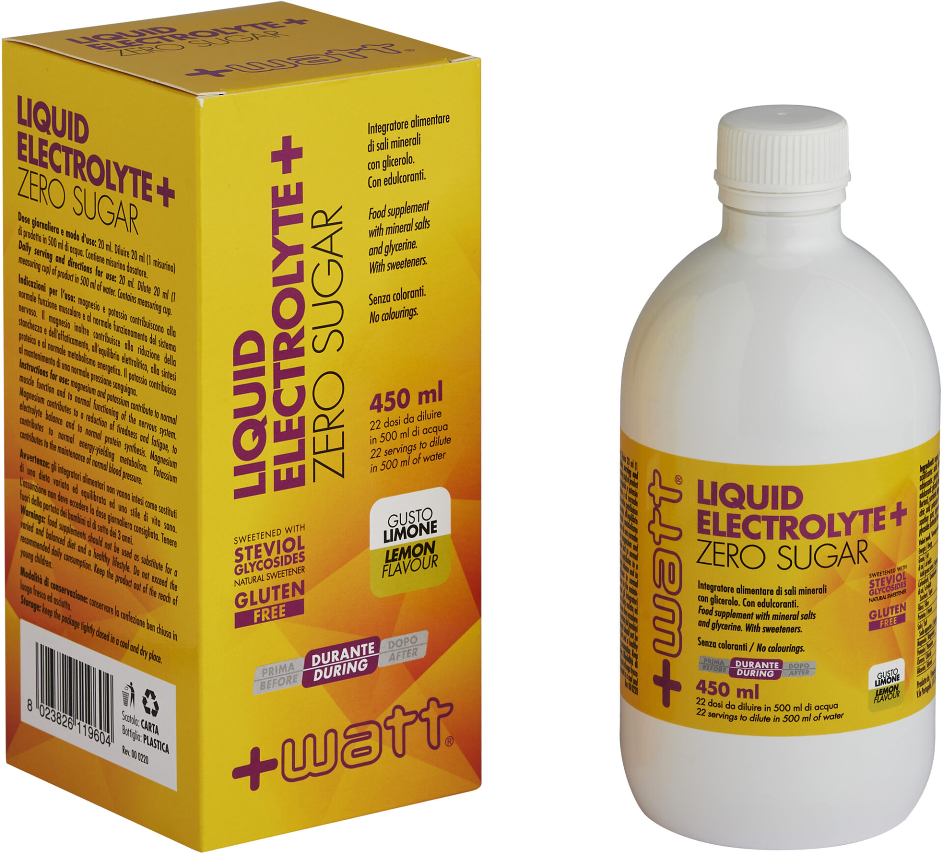 +WATT Endurance Line Liquid Electrolyte+ elettroliti zero zuccheri