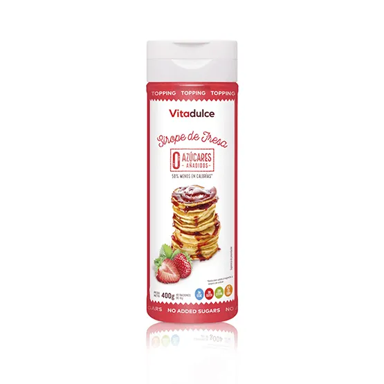 NEWTRITIONS Dolcificanti e Confetture Sciroppo Fragola sciroppo 400 ml