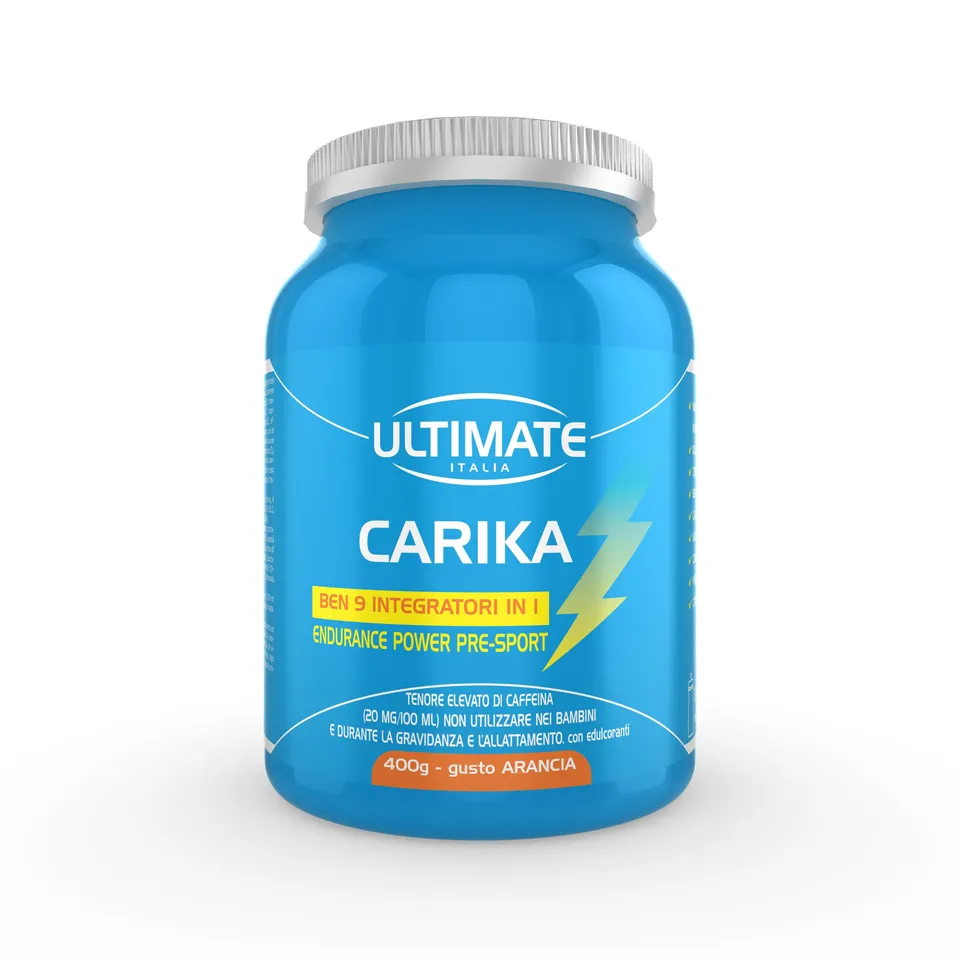 Ultimate Energetici Carika integratore pre sport arancia 400 g