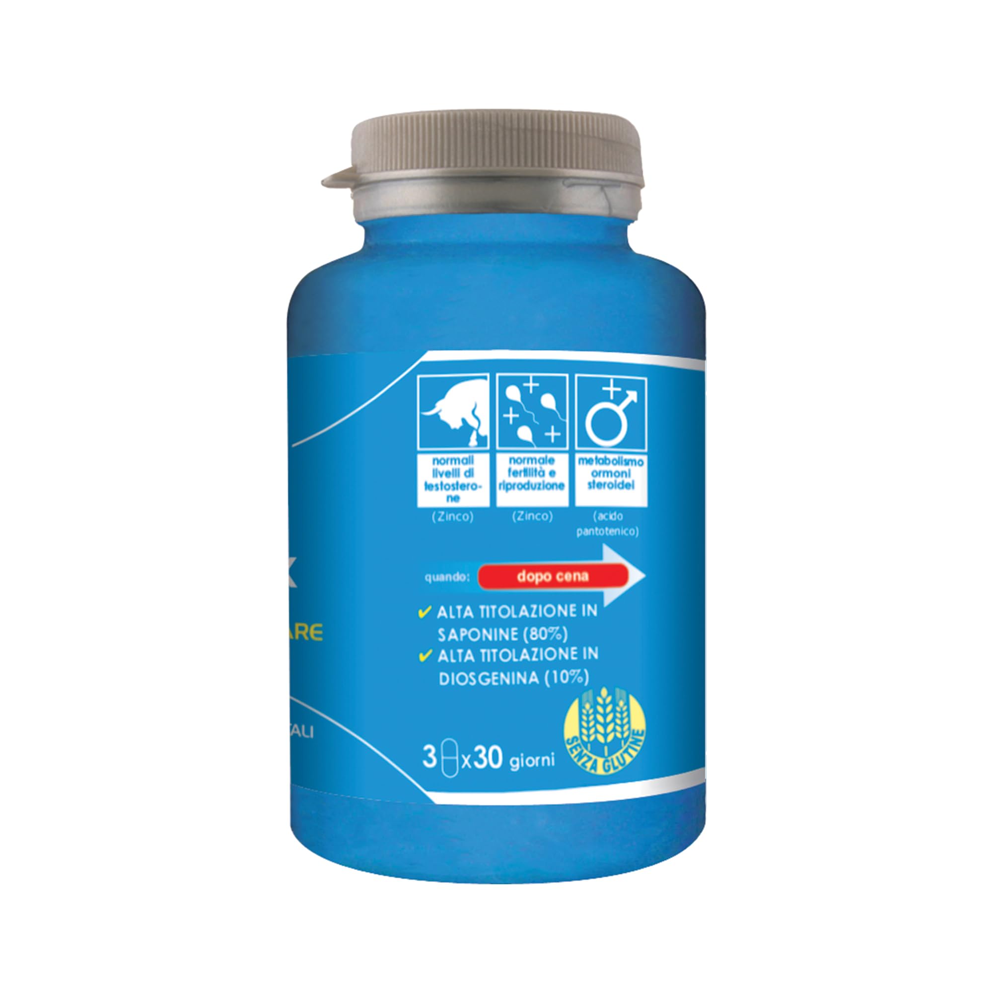 Ultimate Stimolatori Testo Max capsule 90 pezzi con tribulus e zinco