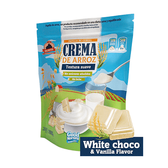 NEWTRITIONS Preparati Crema Arroz Cioccolato Bianco e Vaniglia 1kg