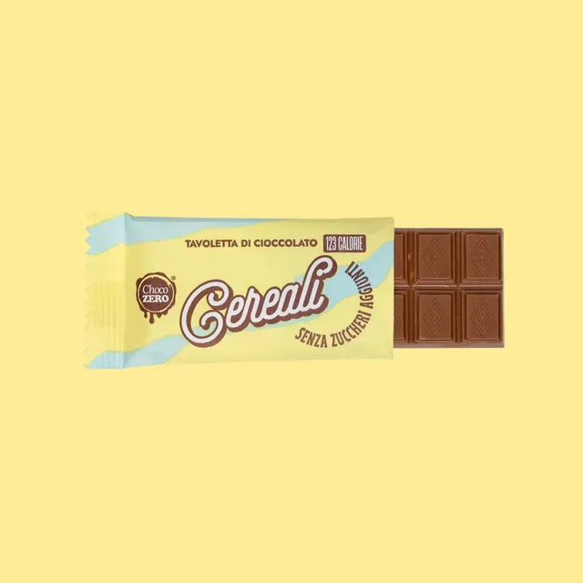 Wellness Biscotti Proteici e senza Zucchero Tavolette al Cioccolato al latte e Cereali senza zuccheri aggiunti 25 g