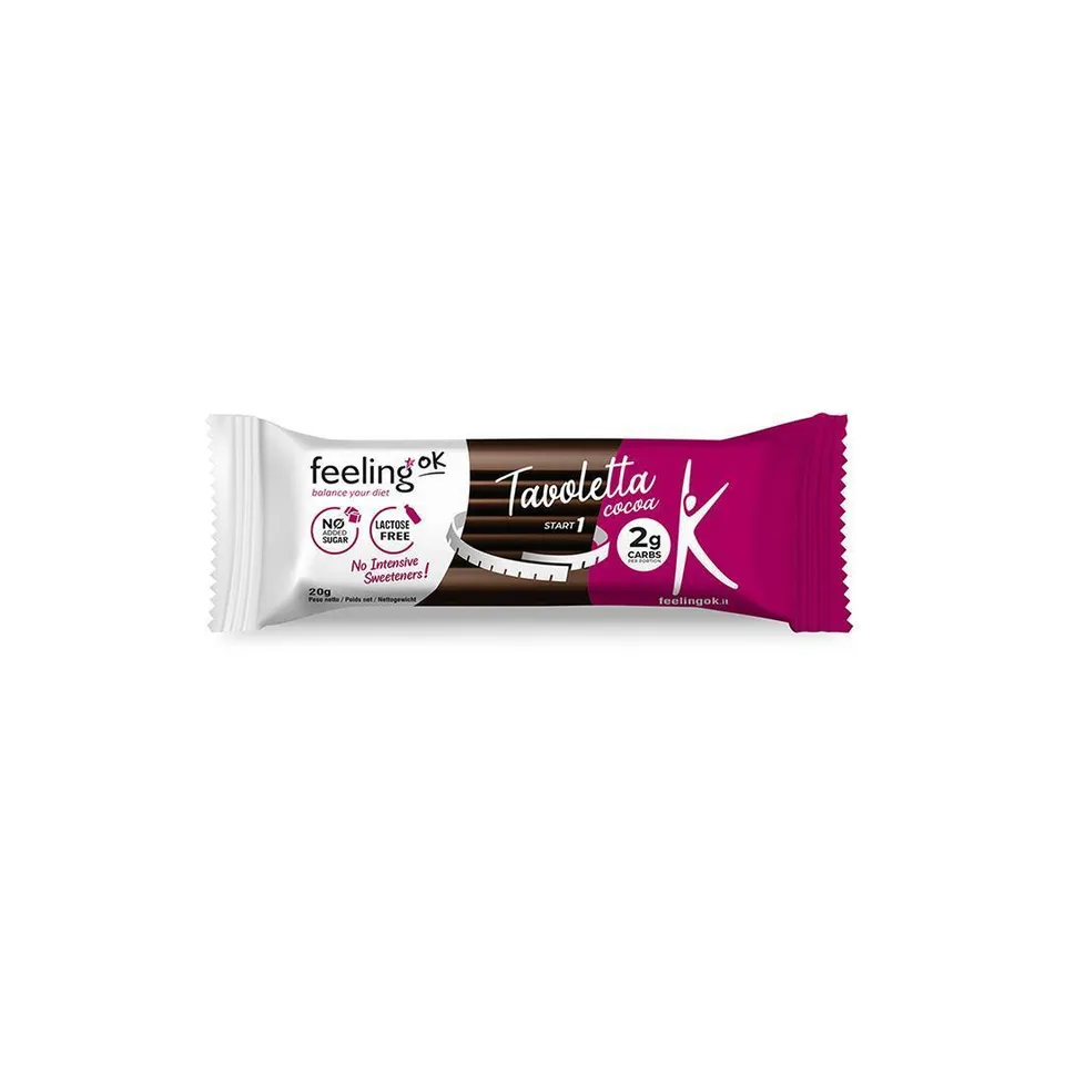 NEWTRITIONS Snack e Spuntini Tavoletta Cacao 15x20g