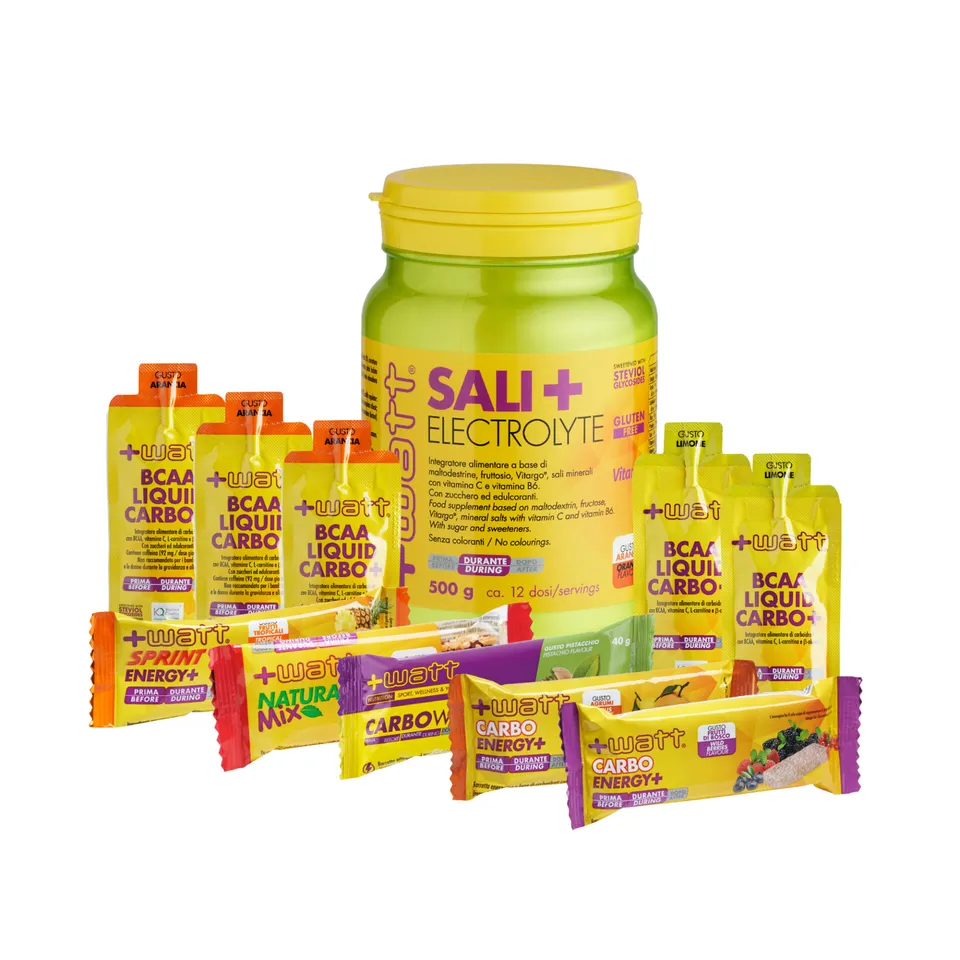 + WATT Endurance Line Kit Ciclismo 1 integratori ciclismo energia idratazione