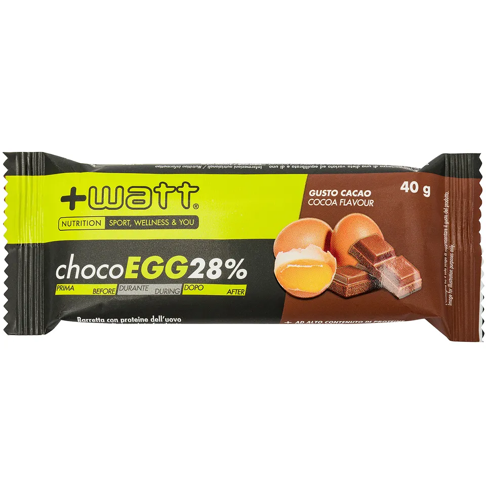 WATT Power Line Choco Egg 28% barretta proteica cacao 40 g x 24 senza lattosio