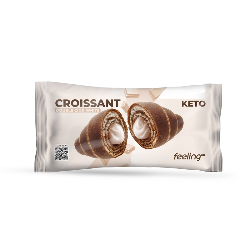 NEWTRITIONS Snack e Spuntini Croissant Double Ciok white croissant
