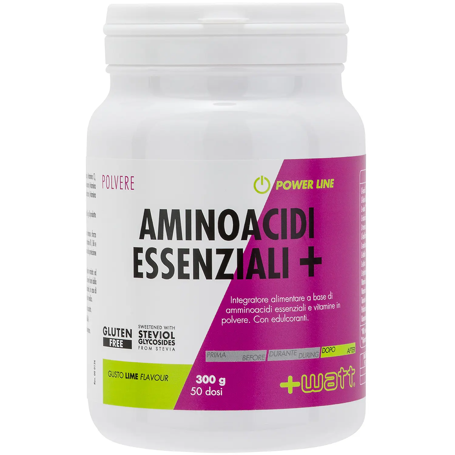 +Watt Power Line Aminoacidi Essenziali+ Polvere aminoacidi con vitamine
