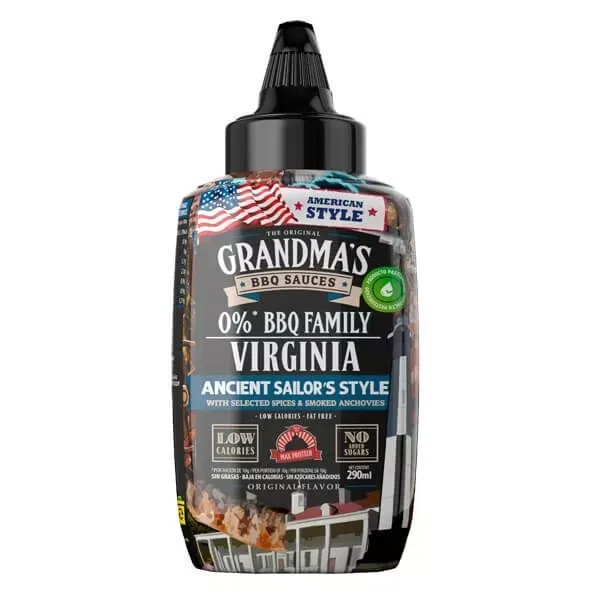 NEWTRITIONS Salse e Condimenti Salsa Grandma’s BBQ Virginia 290 ml