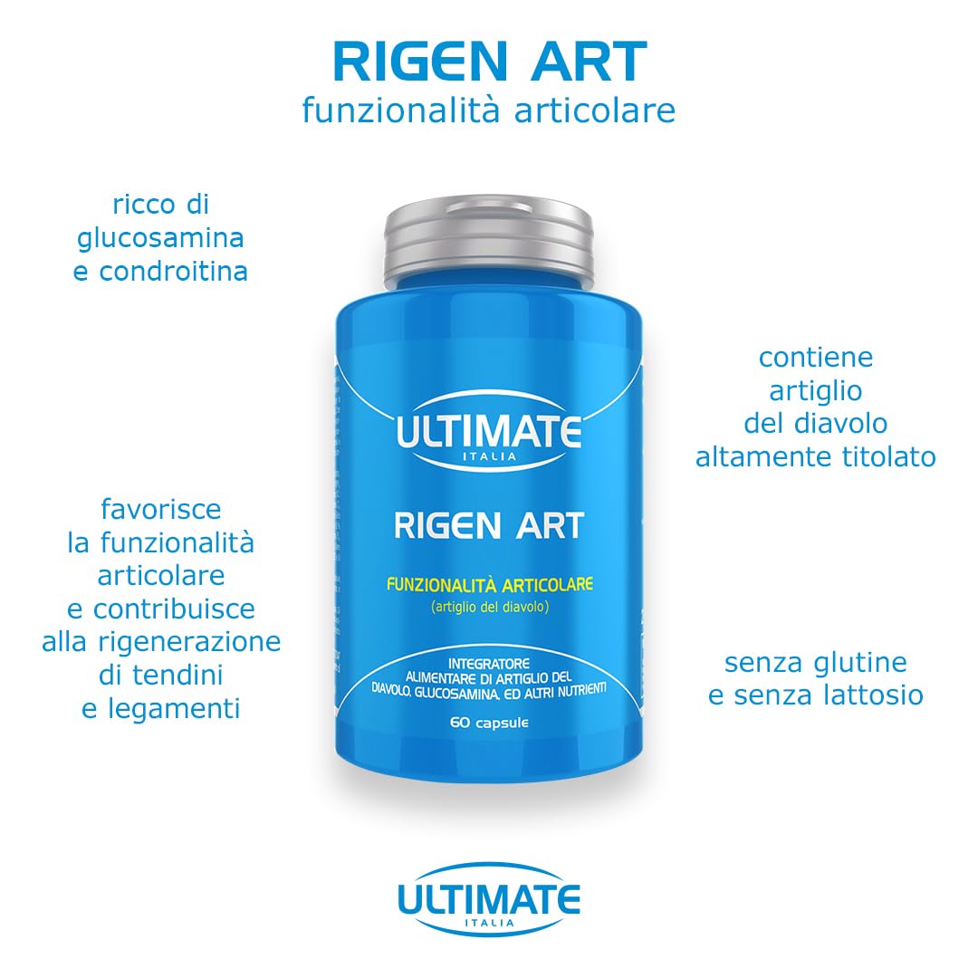 Ultimate Fitoterapici Rigen Art integratore per articolazioni 60 capsule