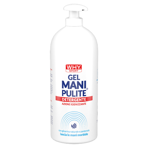 WHY SPORT Gel igienizzanti MANI PULITE® CON PANTENOLO gel mani 500 ml