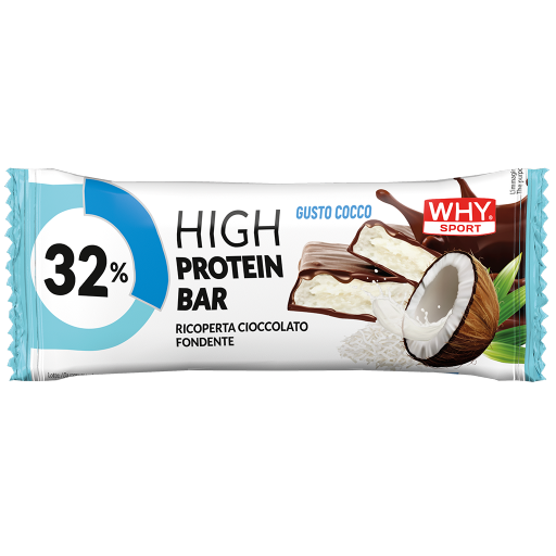 WHY SPORT Barrette Proteiche 32% HIGH PROTEIN BAR barretta 50 g