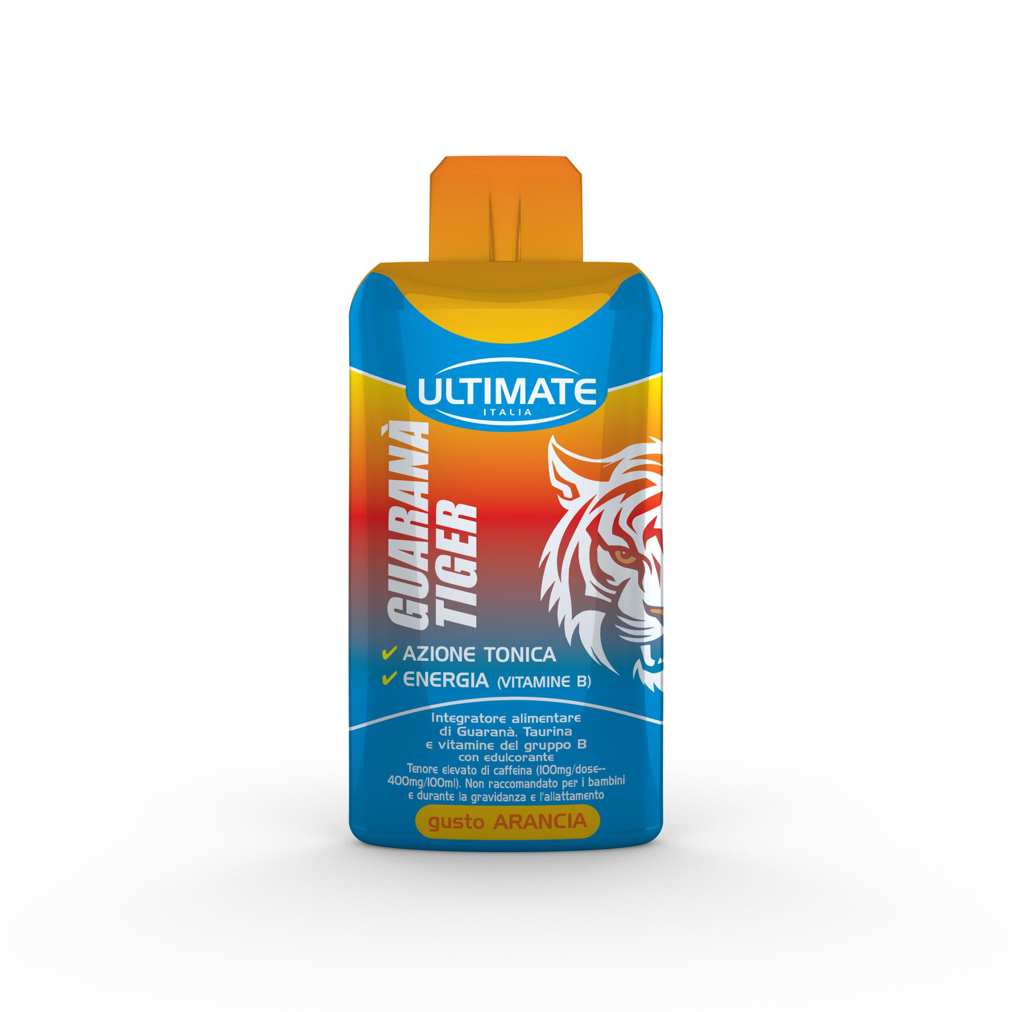 Ultimate Energetici Guaranà Tiger bevanda energetica arancia 24 x 25 ml