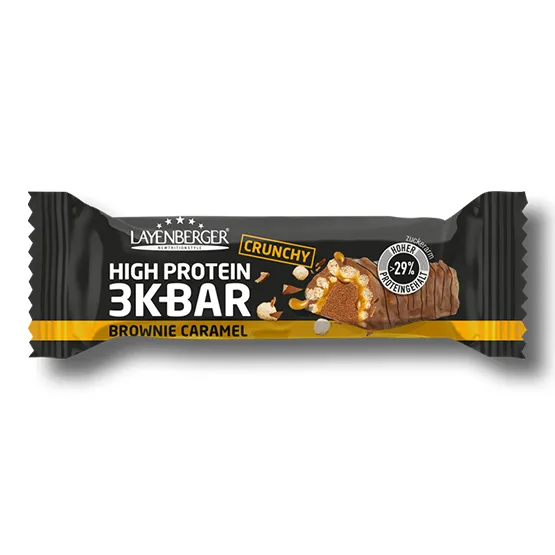 NEWTRITIONS Barrette 3K Protein Bar Crunchy Brownie Caramel 45g