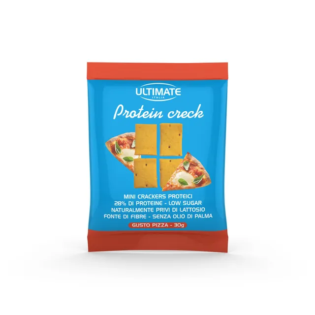 Ultimate Snack Protein Creck mini crackers proteici pizza 30 g 28% proteine
