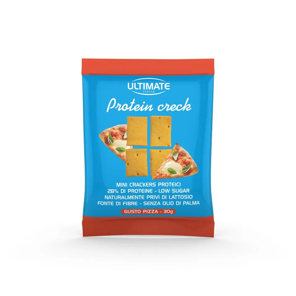 Ultimate Snack Protein Creck mini crackers proteici pizza 30 g 28% proteine