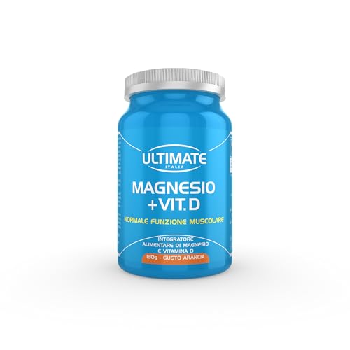 Ultimate Vitamine e minerali Magnesio + Vit. D integratore arancia 180 g