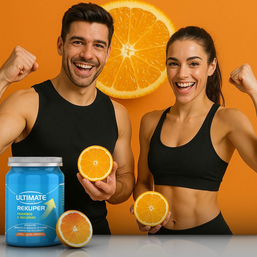 Ultimate Energetici Rekuper integratore alimentare arancia 400 g
