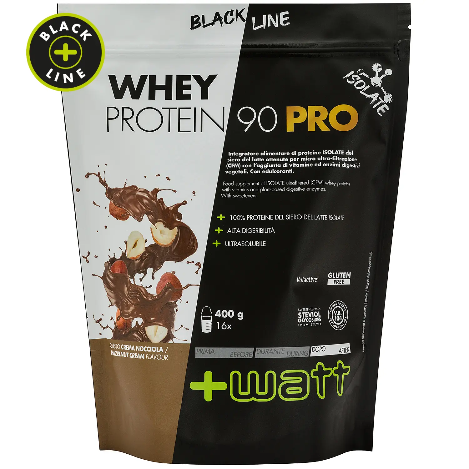 +WATT Power Line Whey Protein 90 Pro whey isolate CFM