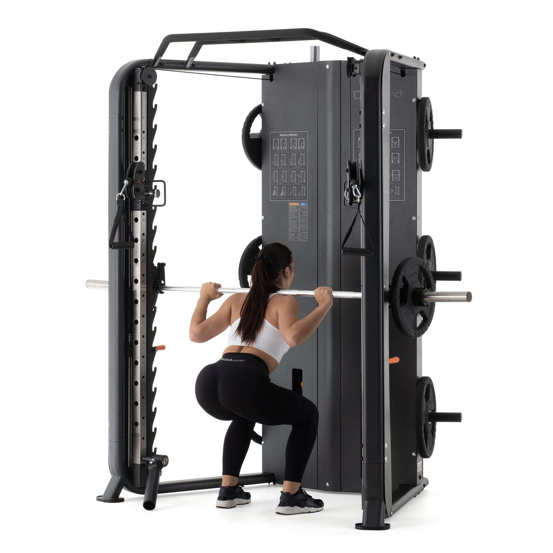 NEWTRITIONS Attrezzatura per l'Allenamento Dual Pulley Multi Trainer macchina multifunzione