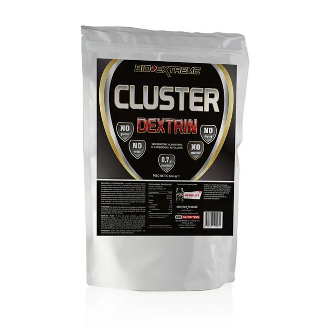 BIOEXTREME Carboidrati e Sali Minerali Cluster Dextrin polvere