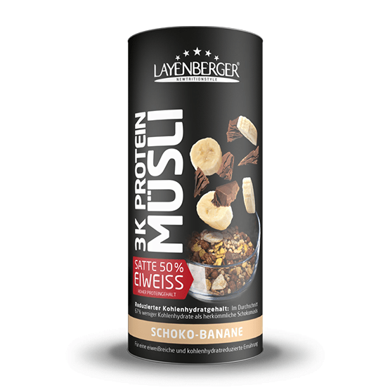 NEWTRITIONS Prima Colazione 3K Protein Müsli – Chocco Banana 360 g proteico