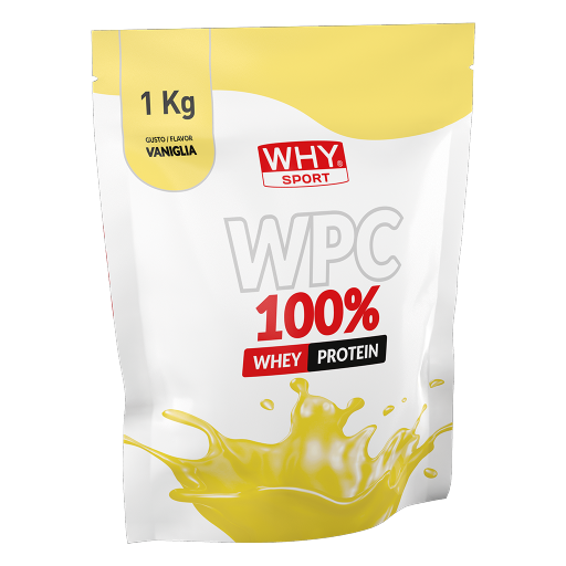 WHY SPORT Proteine WPC 100% proteine in polvere 1 kg
