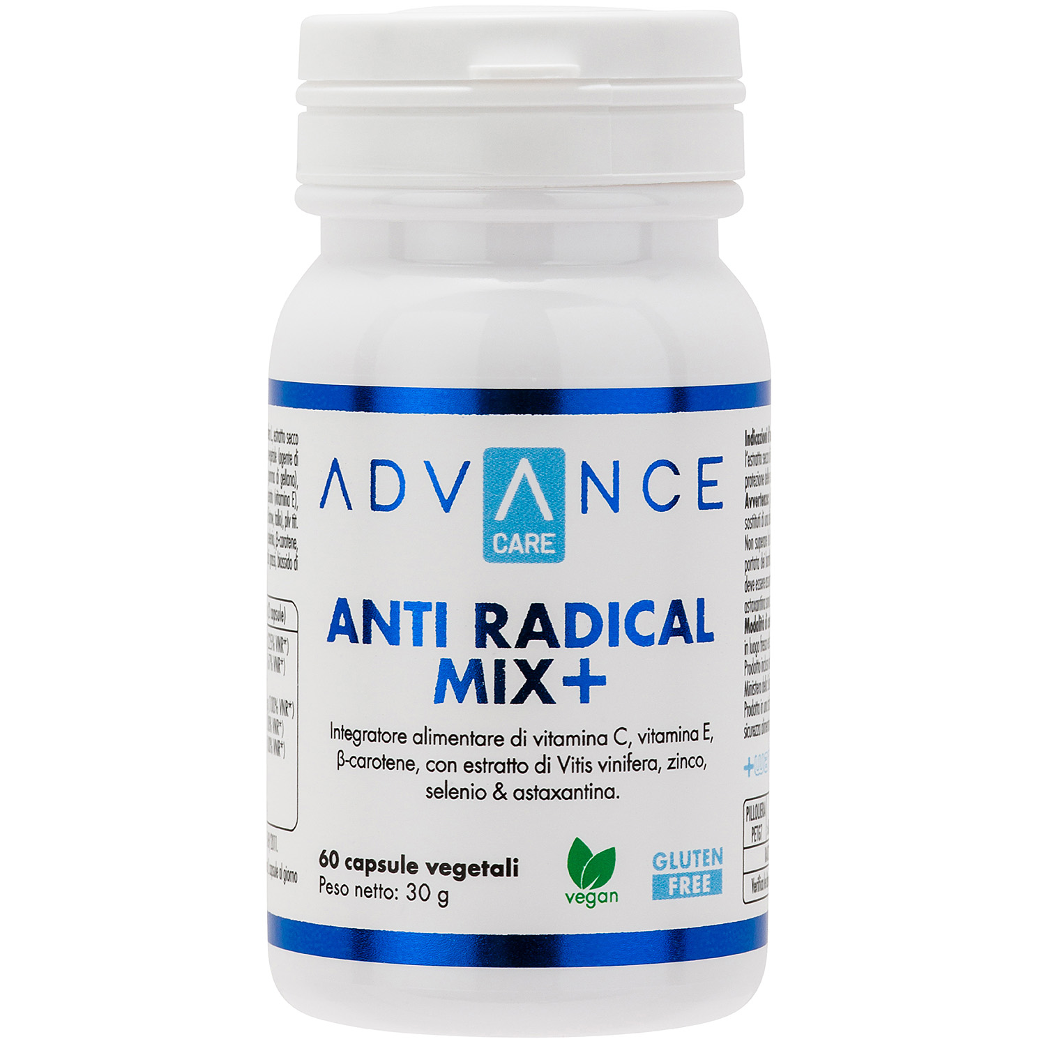 +Watt Advance Care Antiradical Mix+ integratore antiossidante astaxantina