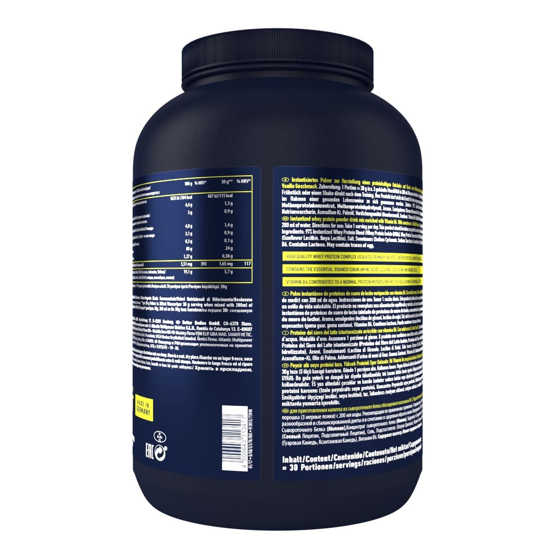Multipower 100% Pure Whey Protein proteine vaniglia 900 g, 30 porzioni