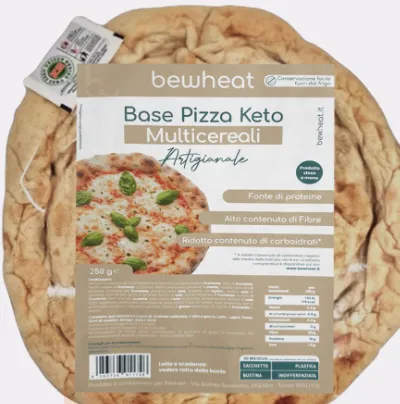 NEWTRITIONS Pane e prodotti da forno BEWHEAT BASE PIZZA KETO MULTICEREALI base pizza proteica 250 g