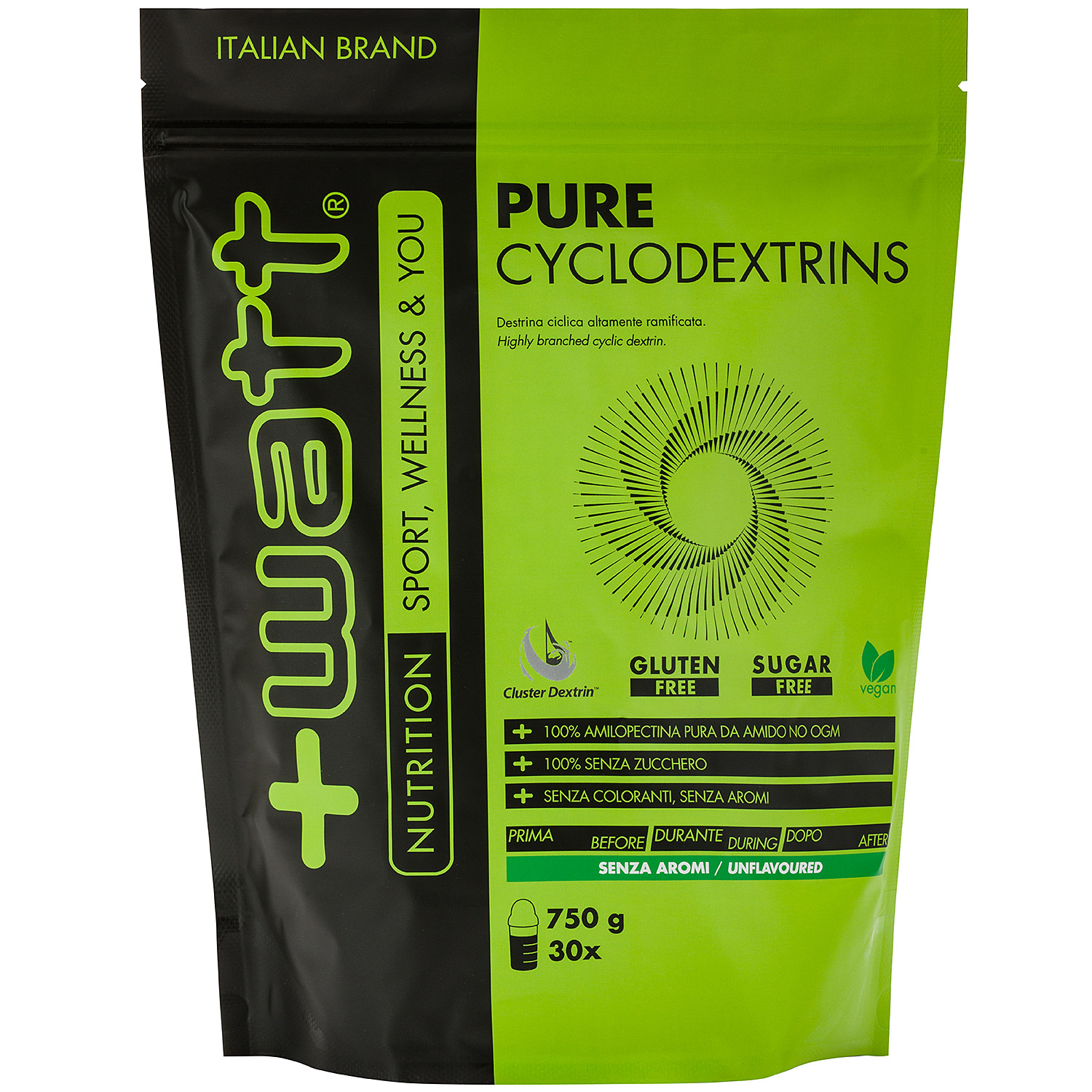 + WATT Power Line Pure Cyclodextrins ciclodestrine energia sportiva