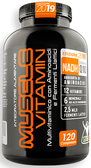 NEWTRITIONS Vitamine Muscle Vitamin 2019 multivitaminico 120 capsule alto dosaggio