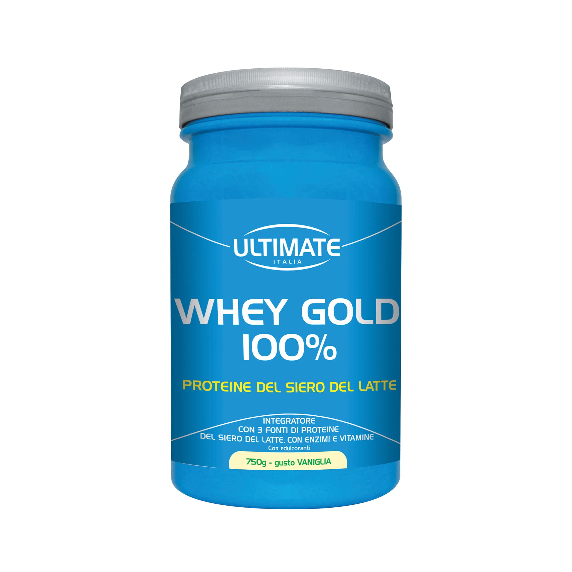 Ultimate Proteine Whey Gold 100% proteine vaniglia 750 g vitamina B6