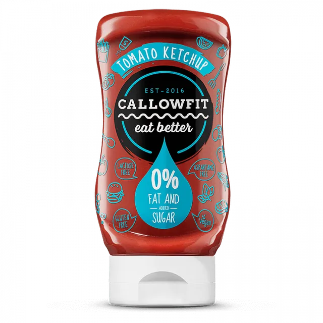 NEWTRITIONS Salse e Condimenti Callowfit Salsa Tomato Ketchup salsa 300 ml