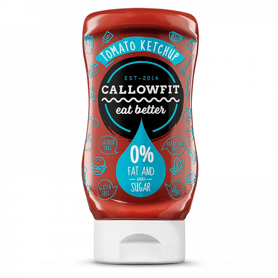 NEWTRITIONS Salse e Condimenti Callowfit Salsa Tomato Ketchup salsa 300 ml